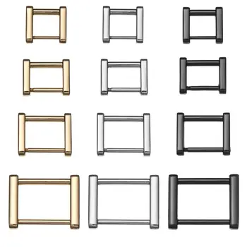 Anéis de Parafuso Retângulo Aberto Destacável, Conector De Cinta De Fivela, Correia De Saco, Punho De Cinto, Webbing De Ombro, Artesanato De Couro, 13mm, 20mm, 25mm