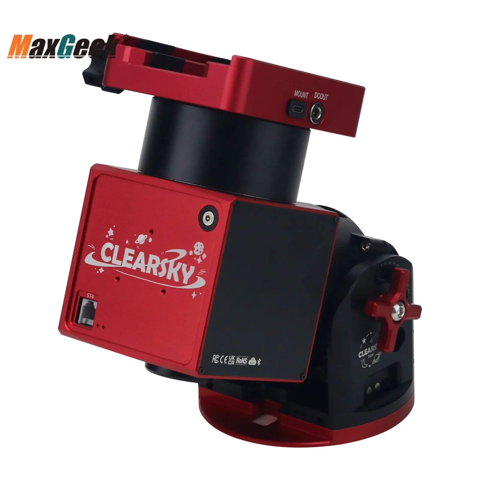 teseek ClearSky ST20 Harmonic Equatorial Mount Theodolite Patent Mechanical Limit Function（Mechanical/Electronic Home Version)
