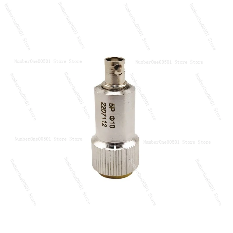 

5MHz straight probe 5P10 5P6 5P8 ultrasonic flaw detector small diameter probe high frequency longitudinal wave transducer