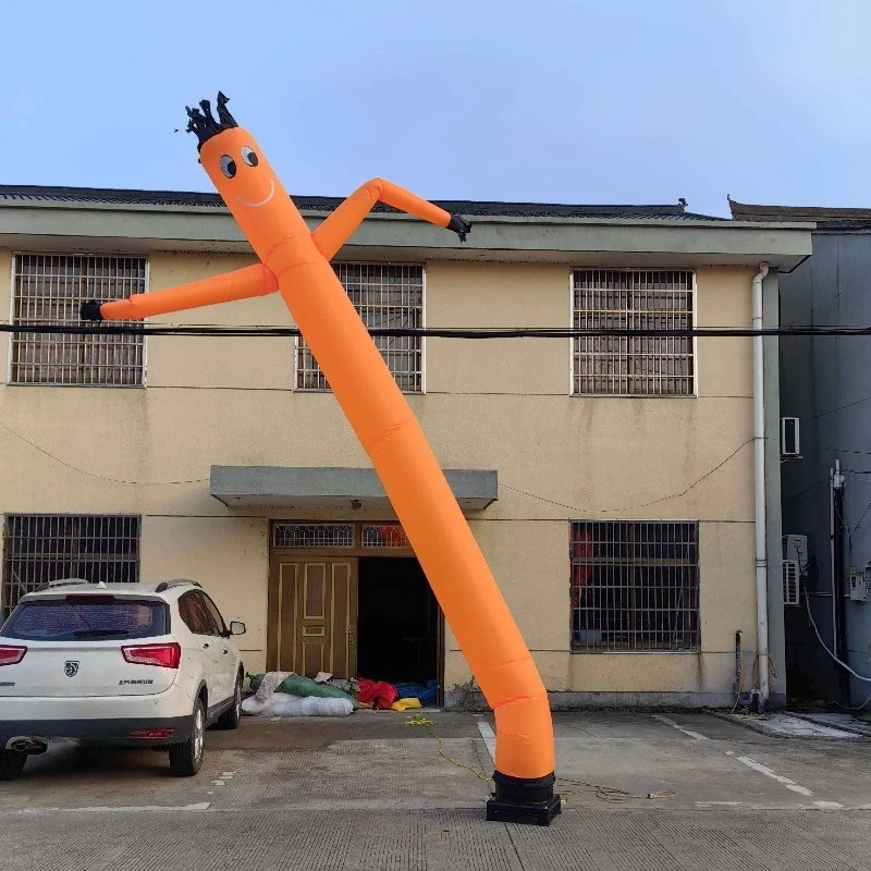 6/3M 10FT-20FT-Red Wind Dancer Air Puppet Sky Wave Man Dancing Inflatable Tube (No Blower)