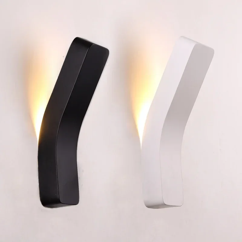 Modern Minimalist LED Wall Lamp Creative 3W Dimmable Sconce Light for Bedroom Hallway Corridor Living Room Home Decor