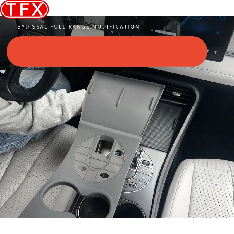

For BYD Seal 05 DMI 2024 2025 Car Styling Integrated Central Control Button Silicone Pad Anti Slip Pad Modification Accessaries