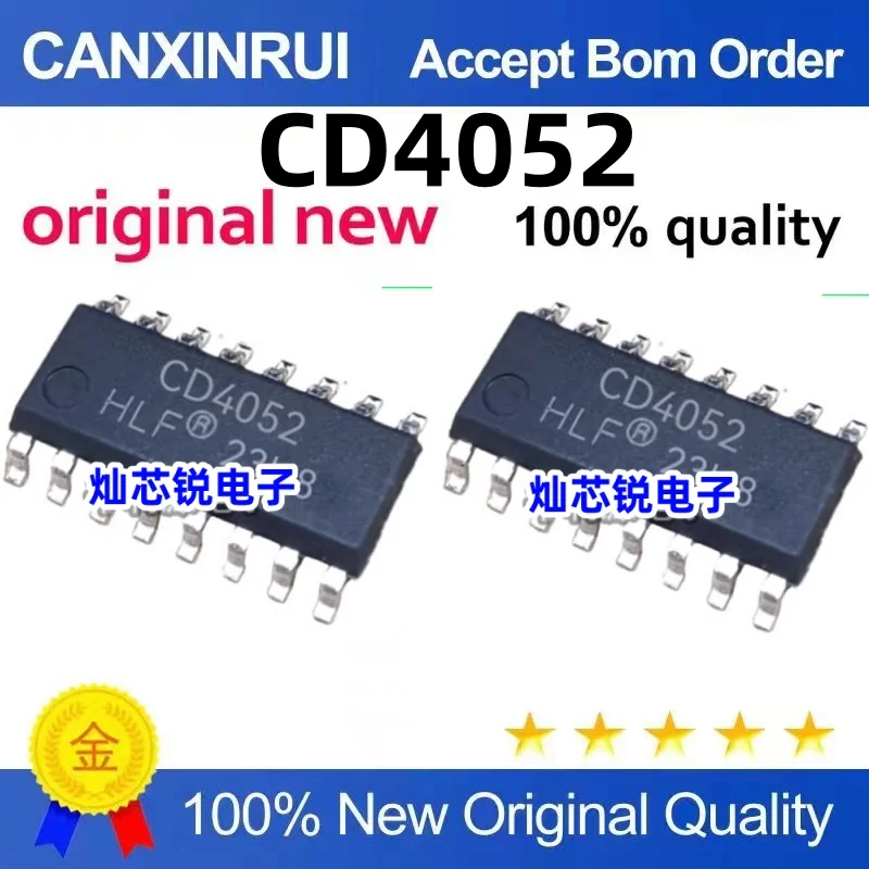 

（100 pieces）HEF4052 CD4052 CM4052BM HEF4052BT patch 16-pin SOP-16