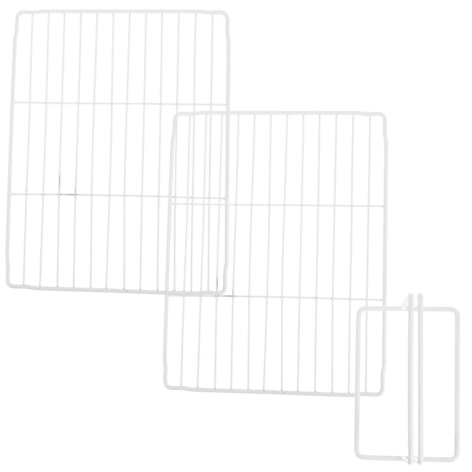 Freezer Wire Shelf Organizer Commercial Divider Adjustable Heavy Duty Steel Construction Supermarket Kitchen Food