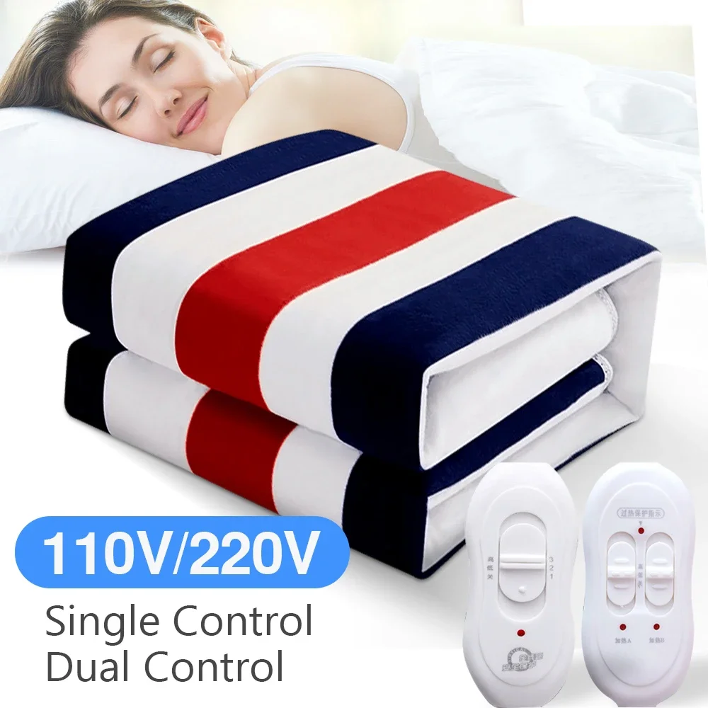 150*70cm Electric Blanket 220V Thicker Automatic Thermostat Electric Thermal Mattress for Room Heating Blanket Body Warmer