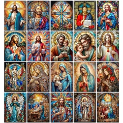 Easter Diamond Painting Kit Jesus Cross Religious Sticker Diamond Embroidery Handmade DIY Mosaic Home Decoration Adult Gifts