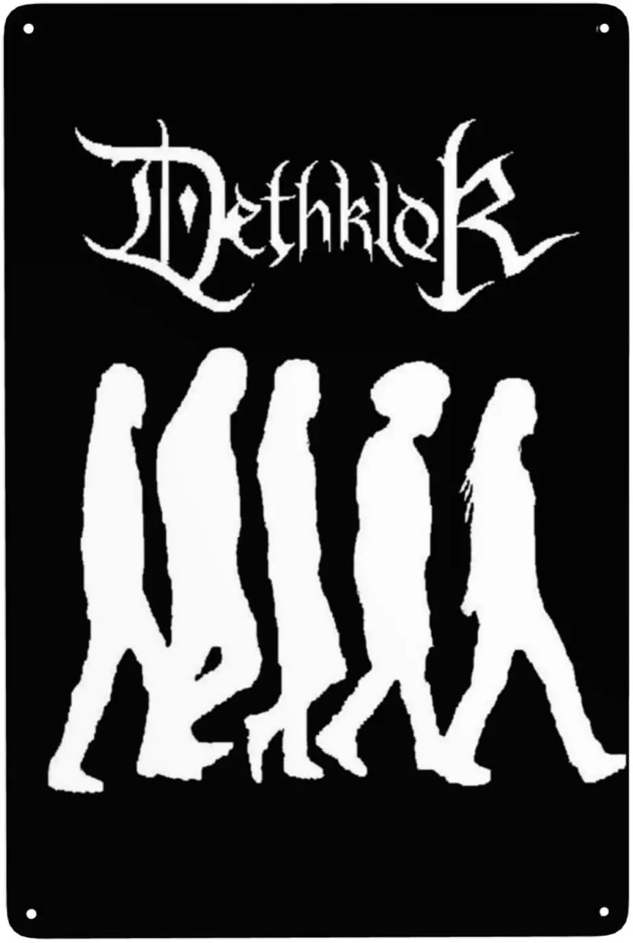 Dethkloks Metal Signs Tin Sign Wall Decor Vintage Bar Decor Home Coffee Yard Signs 8X12 In