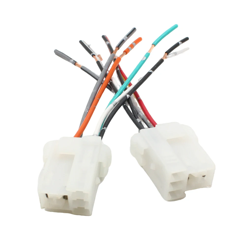 50Pcs Automotive Violet Relay Socket 4/5Pin with Wire And Terminal 12V/24V 30A/40A Modified Nylon Flame Retardant for Auto Parts