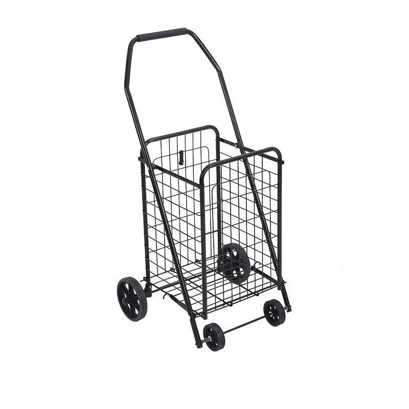 

Small trolley to pick up the courier, portable folding shopping cart to set up a stall, trolley household trolley hand-pulled