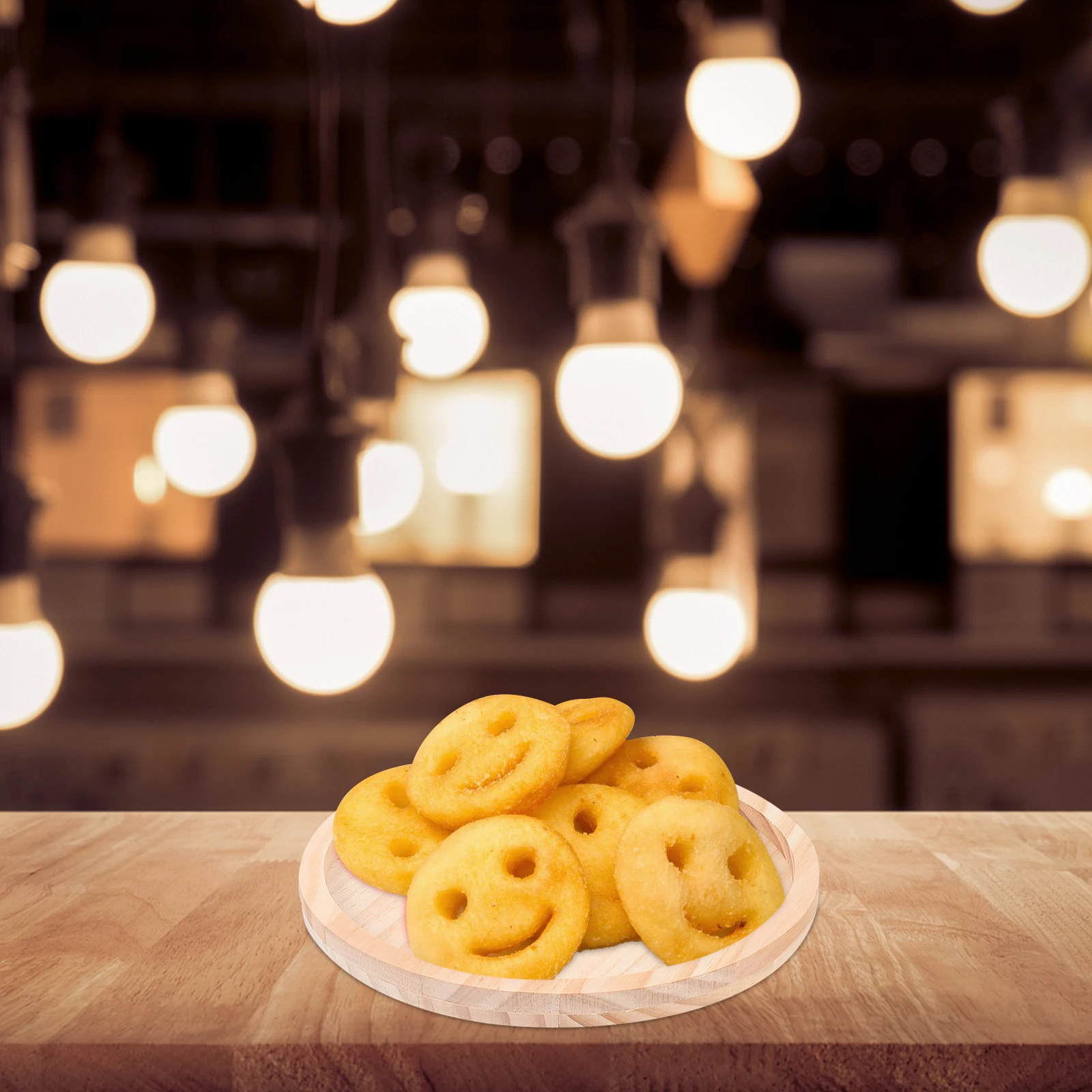 

Snack Storage Tray Multi-function Wood Couch Table Armrest Wooden Baby Round Shaped Serving