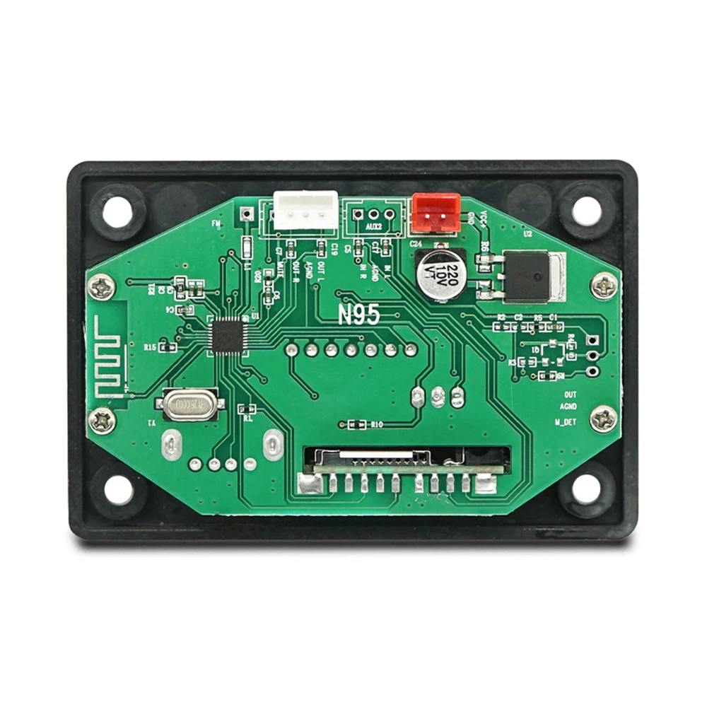 DC7-25V scheda di decodifica Audio 2*40W scheda di decodifica MP3 per auto scheda di decodifica Bluetooth 5.0 FM APE FLAC supporta FM USB SD