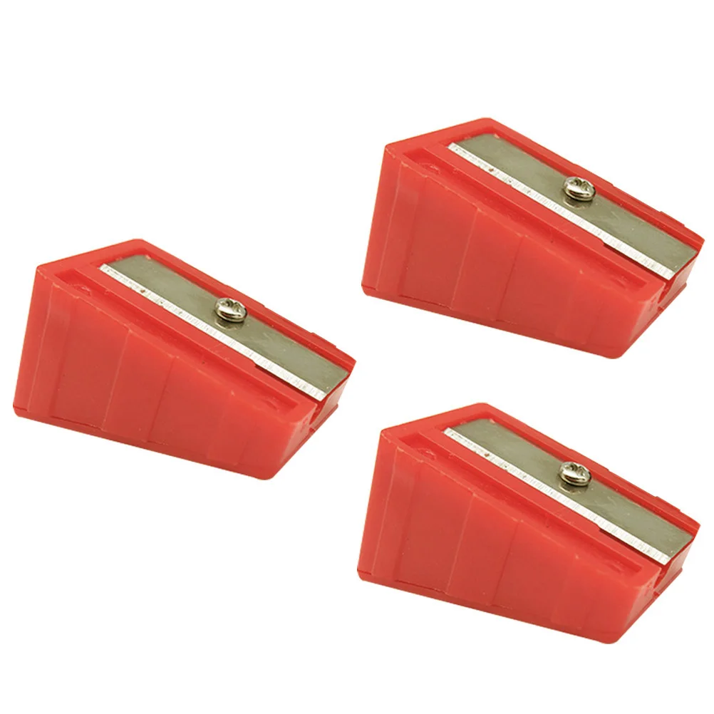 

3pcs Billiards Repair Tools Plastic Cue Tip Trimmer Sharpeners Lightweight Portable Maintenance Supplies Sturdy Durable Quality