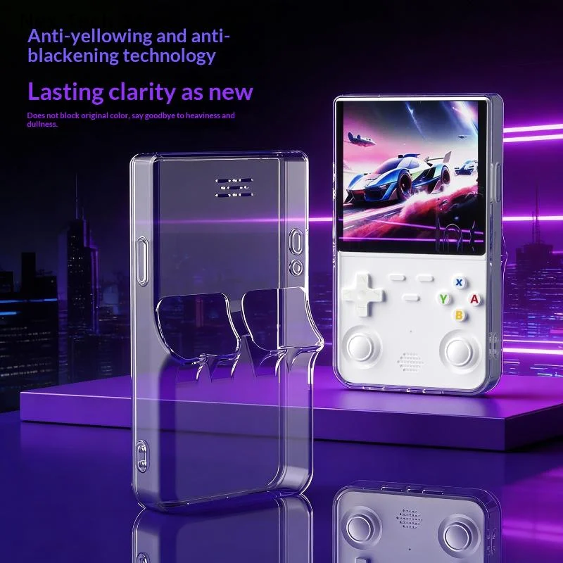

[NT]1Pcs Transparent Shockproof Game Console Dust Cover Protective Case Game Consoles DIY Accessories For R36S Ultra[NT]