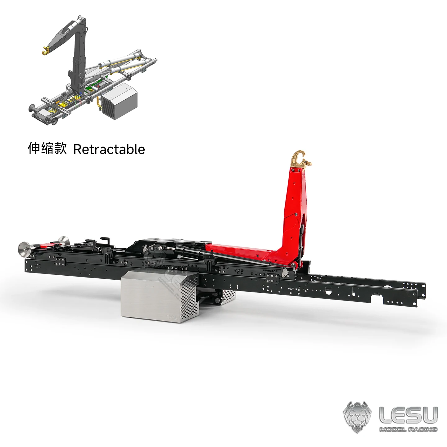 

LESU 1/14 Roll-on/Roll-off Hydraulic Telescopic Complete Discharge Vehicle Kit (One Pump, Five Valves, 2.0 Version) LS-A0060