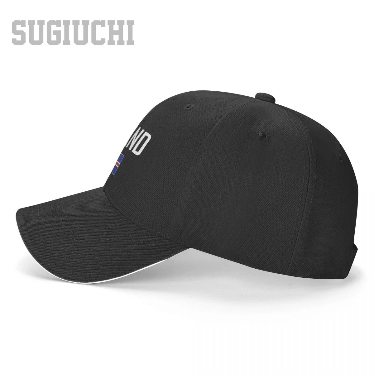 Unisex Sandwich Iceland Flag And Font Baseball Cap Men Women Hip Hop Caps Snapback Golf Hat Fishing