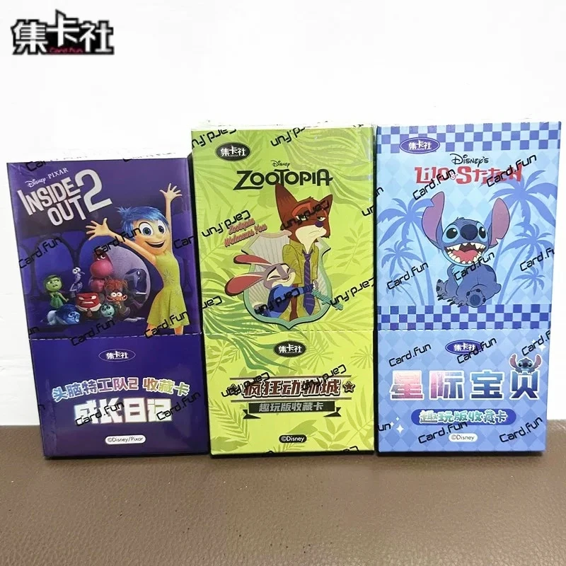 

Card.Fun Genuine Disney 37th Anniversary Series Inside Out 2 Card CUte Stitch Zootopia Collection Card Limited Combo Card Gifts