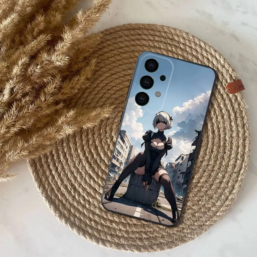 Чехол для телефона Game N-Nier Automata для Samsung S25, S24, S21, S22, S23, S30, Ultra, S20, Plus, Fe, Lite, Note, 10,9,5G, черный чехол