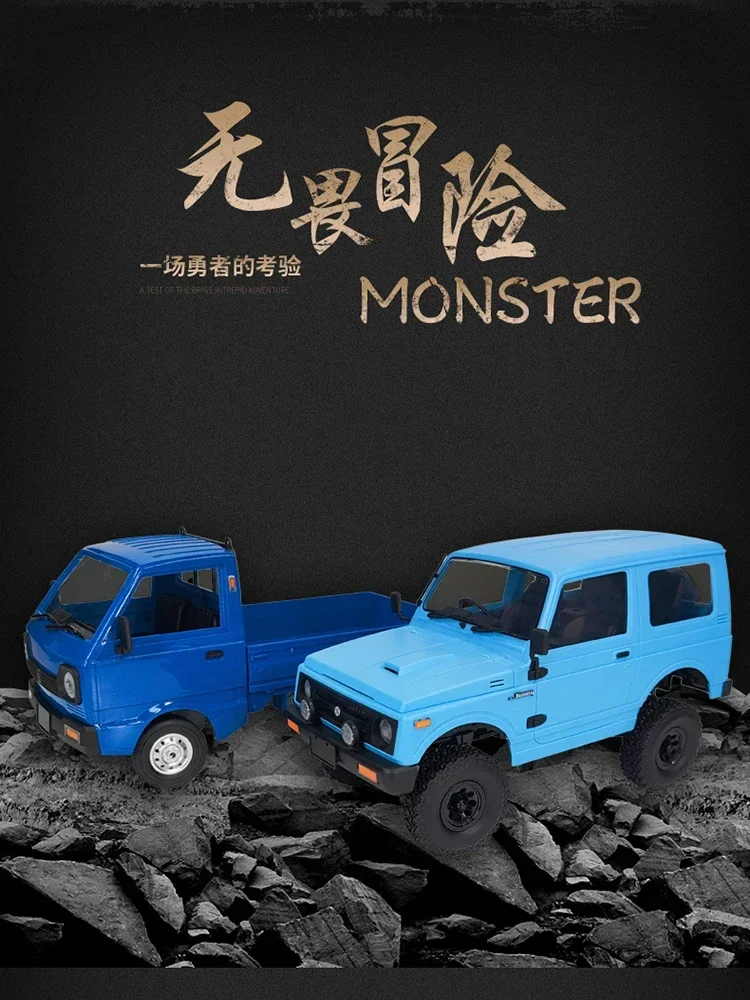 Inventory 1:10 Rc Car Toy Jimny Ja11four Wheel Drive Off-Road Vehicle  Carry Delivery Van Model Remote Control Toys For Boys Kid