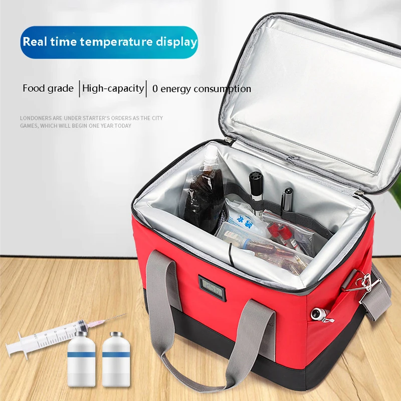 Imagem -02 - Bolsa Refrigerado de Primeiros Socorros Bolsas Vazios Kit de Emergência Isolamento Médico Armazenamento a Frio Viagem de Carro Camping Sobrevivência Kits Táticos