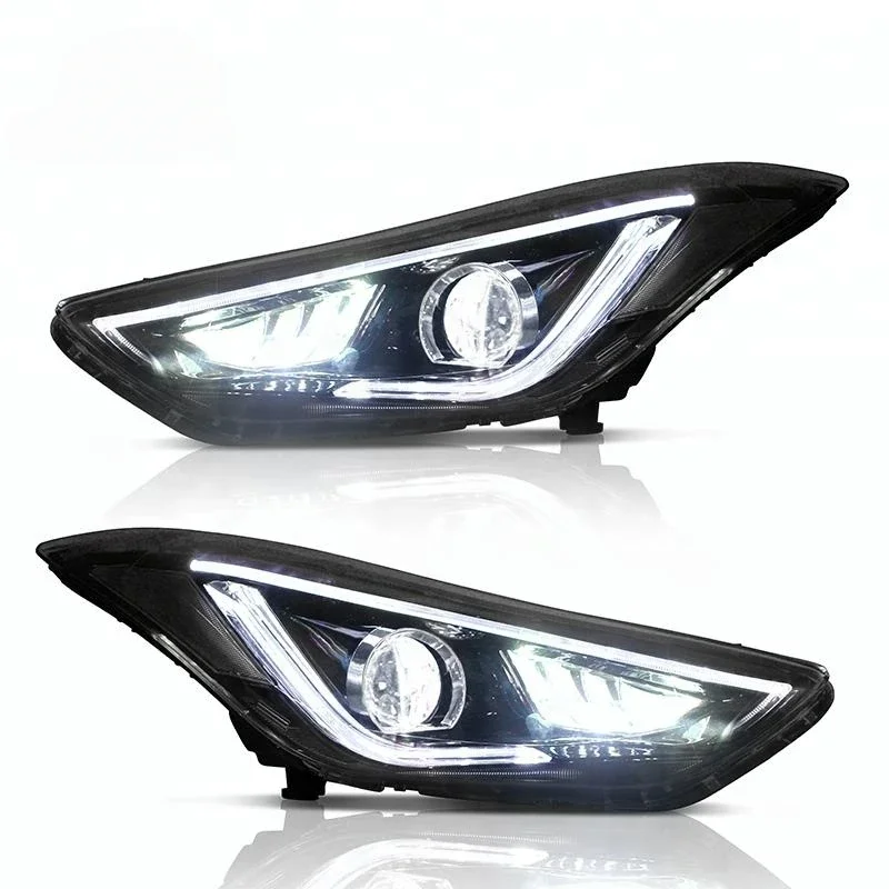 LED Car Head Lights Fifth generation Avante Facelift 2012-2015 Headlights Auto Lamps For Elantra Headlamp