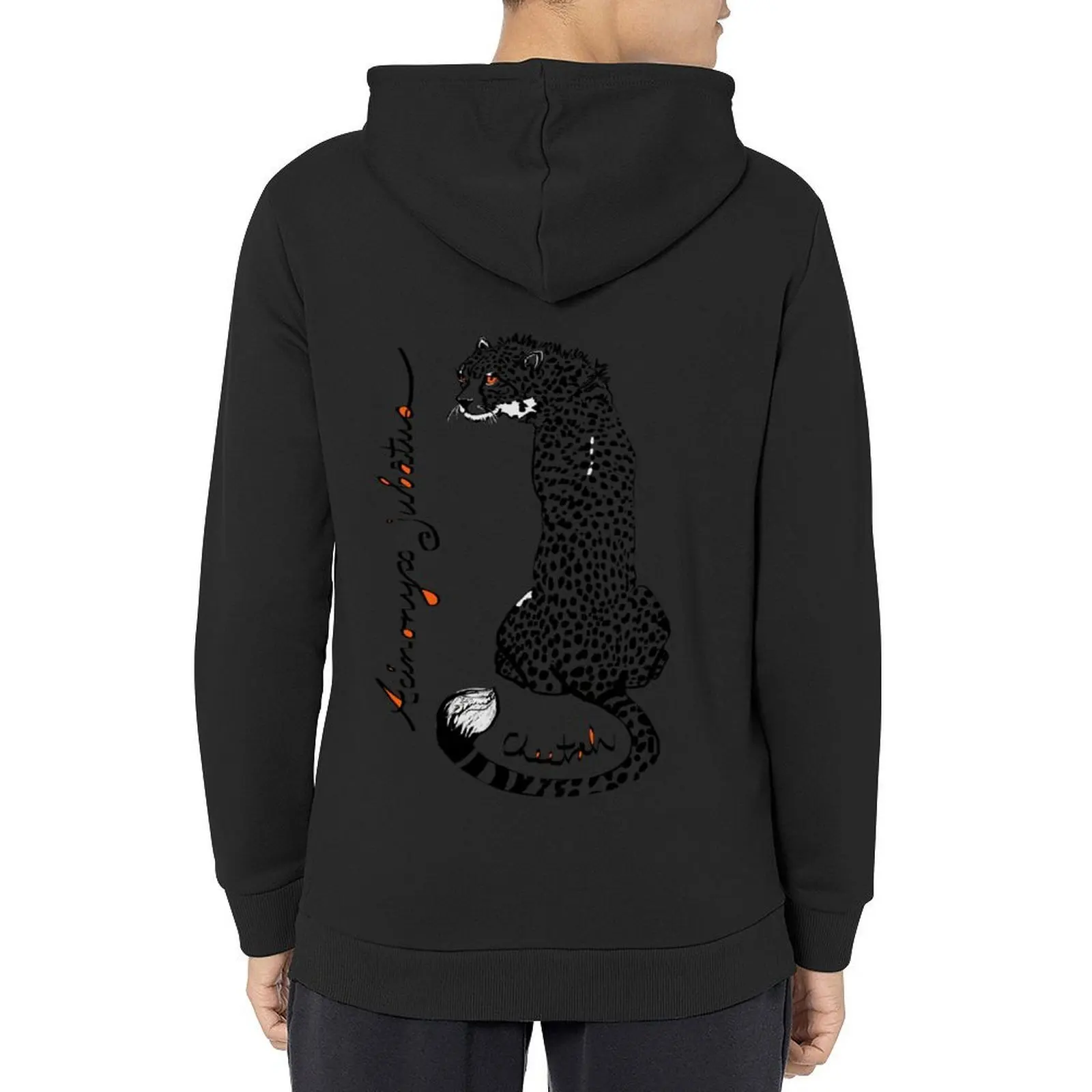 

Chirpy Cheetah, Acinonyx jubatus Hoodie aesthetic clothing blouse clothes for men mens clothes big size hoodie