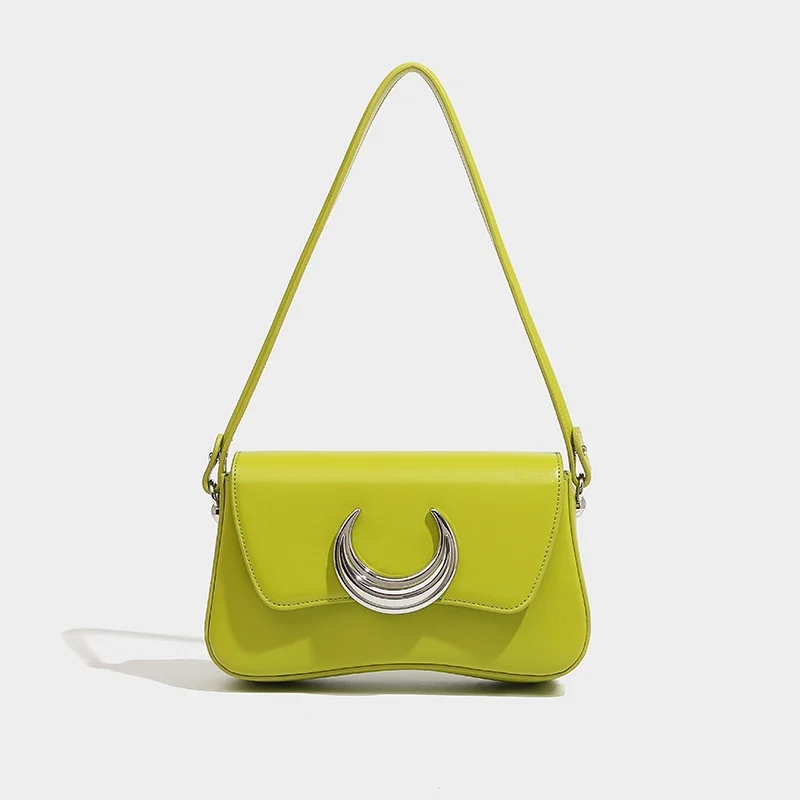 

Модный дизайн, женская сумка подмышки, лунная пряжка с замком, женская сумка на плечо из искусственной кожи, женские сумки через плечо, кошелек, сумки