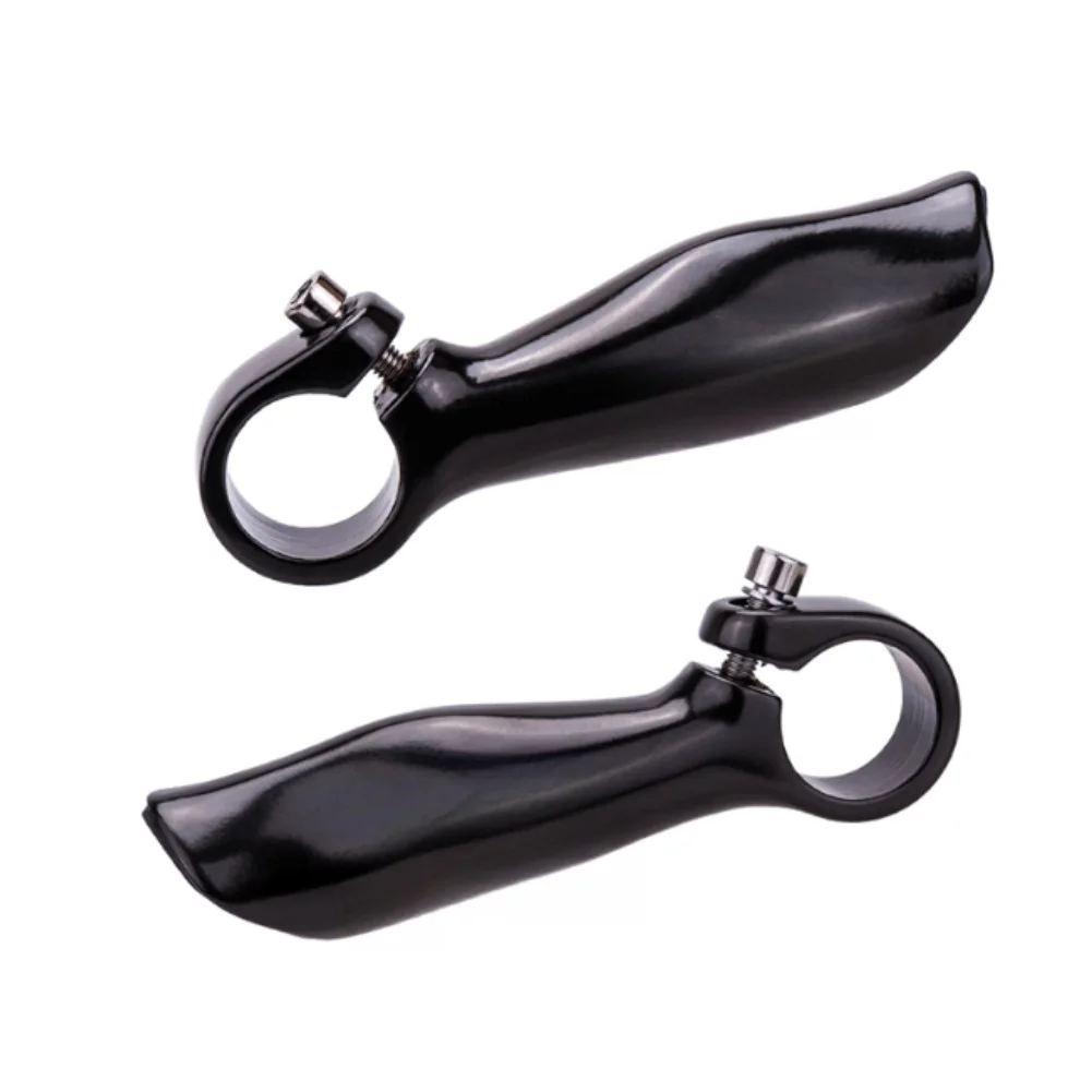 

1 Pair Handlebar Extensions Black Aluminum Alloy For Cycling Ergonomic Design Enhanced Grip Replacement Accessories Long-lasting