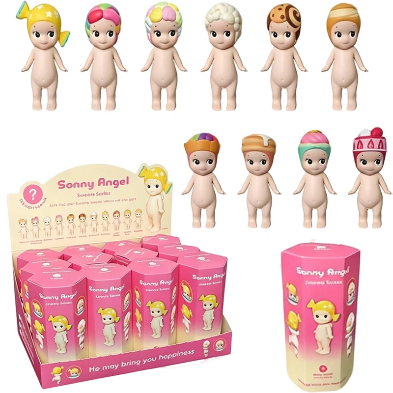 Image of Neue Niedliche Engel-Mini-Figur Süße Süßigkeiten-Blindbox Anime-Figuren Niedliche Puppen Ornamente Anime-Fans Weihnachts- und Geburtstagsgeschenk Spielzeug