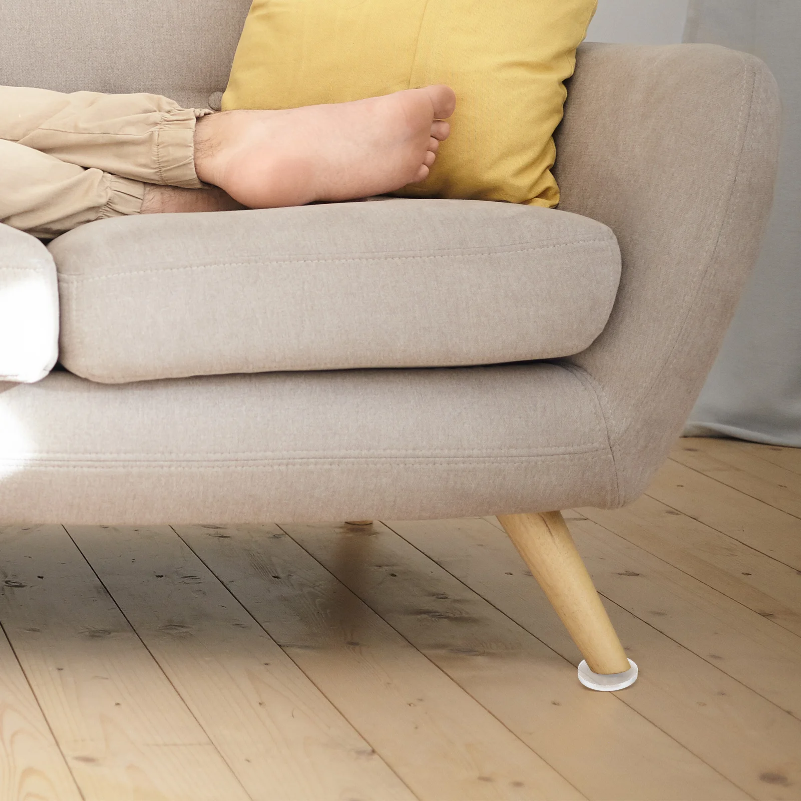 

12Pcs Anti Slip Clear Glass Table Top Bumpers Round Silicone Pads Furniture Protector Cushion Rubber Disc Pads