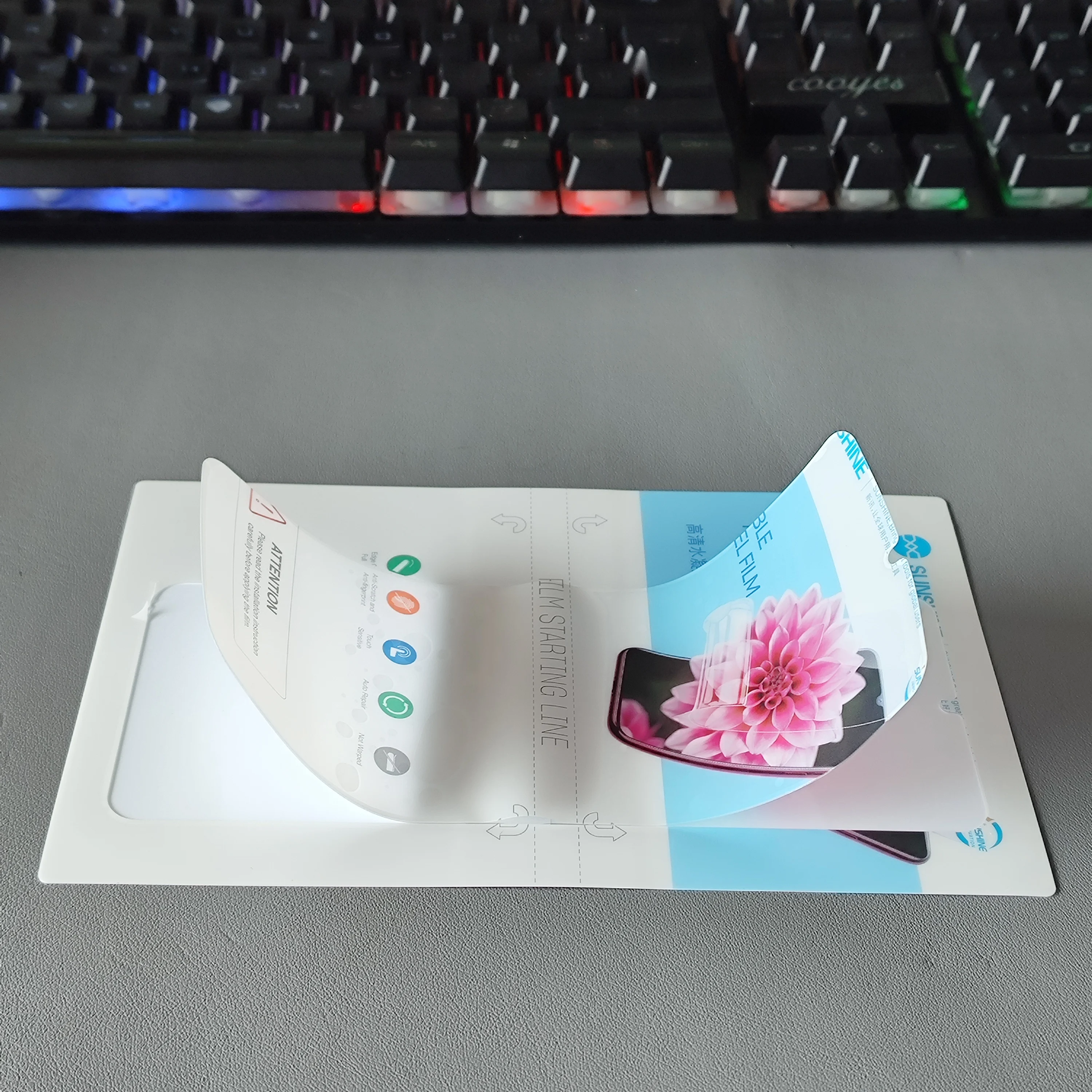 SS‑057A HD Clear TPH Hydrogel Film 50Pcs Flexible Screen Protector Sheet For SS‑890C Y25 Plus Cutter Machine Without QR Cut Code