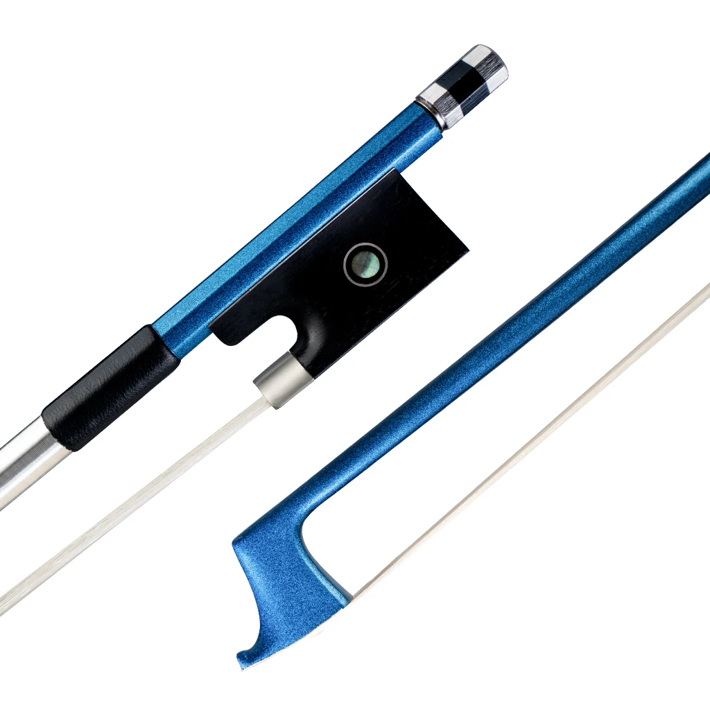 

Carbon Fiber Bow 4/4 Violin/Fiddle Bow Carbon Fiber Stick Silver Wire Winding And Sheepskin Grip Student Bow Beginner Use