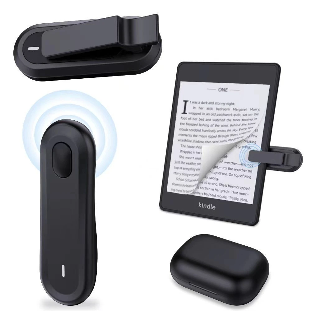 Remote Control Page Turner Ring for Kindle Paperwhite Oasis Kindle Kids Bluetooth E-Reader Controller Smartphone Camera Shutter