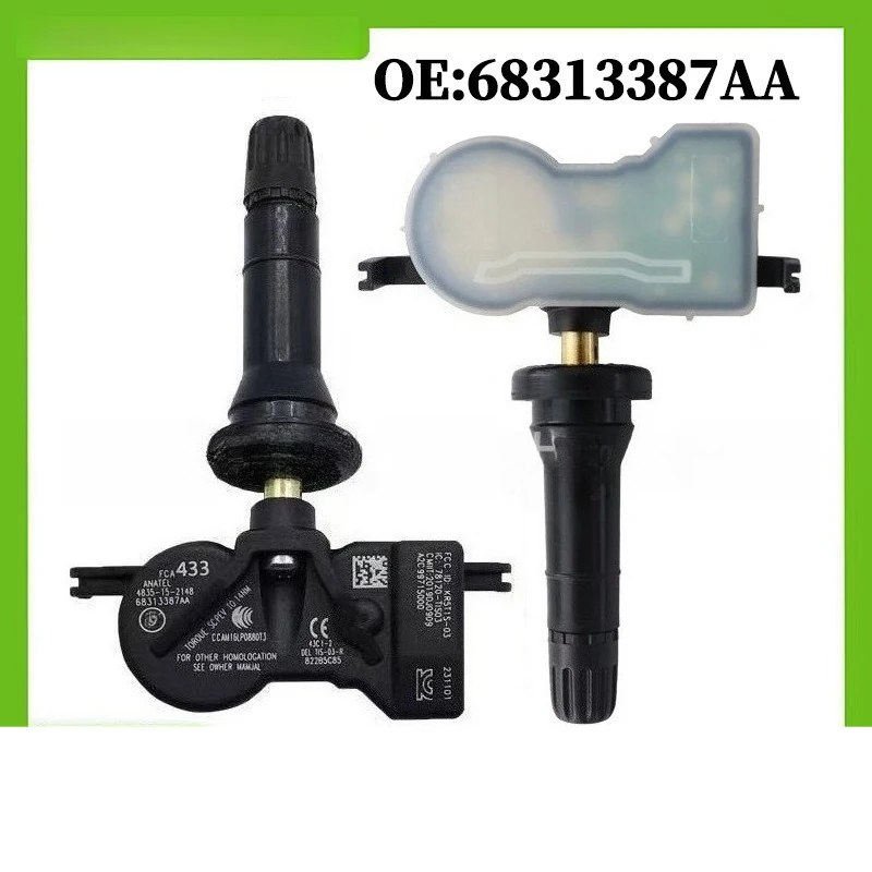 

68313387AA 68313387AB 1/4pcs tpms Tire Pressure Sensor for Jeep Compass Renegade for Dodge For 2013-2022 Chrysler Pacifica