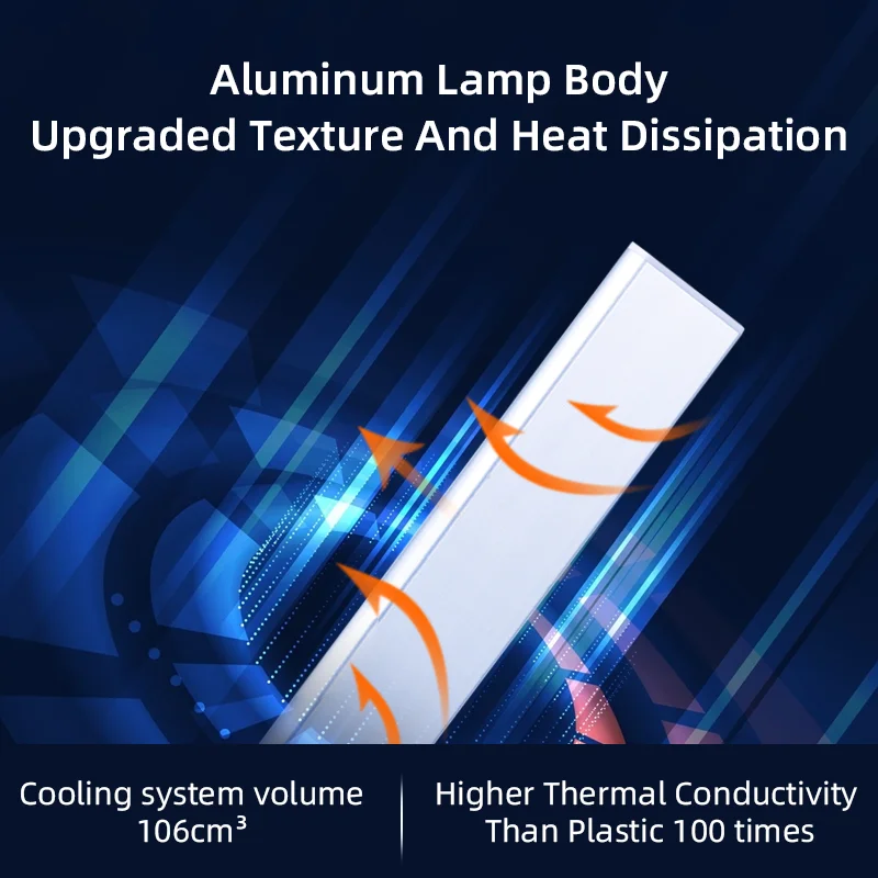 مصباح LED بمستشعر حركة لخزانة المطبخ ، إضاءة ليلية لاسلكية ، USB قابل لإعادة الشحن ، ألومنيوم ، خزانة غرفة النوم ، 20 ، 30 ، 40 ، 60 #5