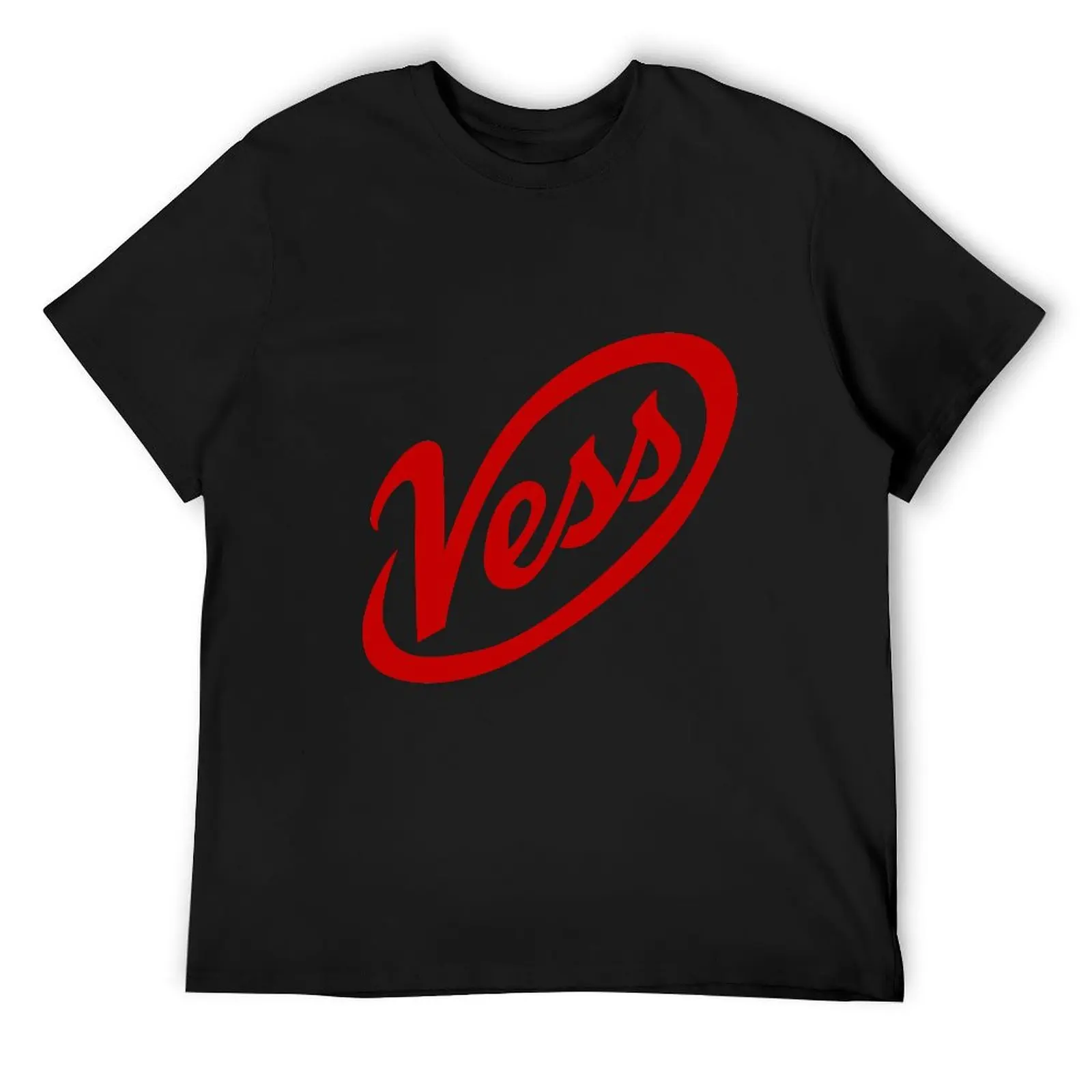 Vess Logo T-Shirt vintage custom t shirt customizeds vintage anime shirt plus size men clothing