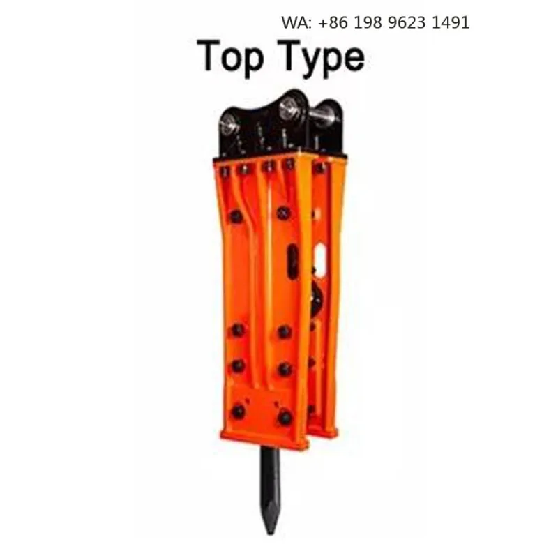 High Efficiency Top Hydraulic Breaker Intelligent Impact Control Design Concrete Asphalt Breaking Tool 3-4 Ton Excavator