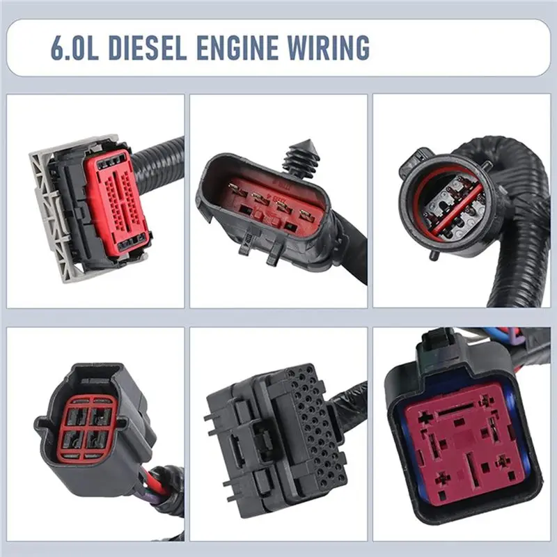 [NEWA76K!】 For Ford Super Duty 6.0L 2005-2007 Diesel Engine Wiring Harness 5C3Z-12B637-BA 5C3Z12B637BA