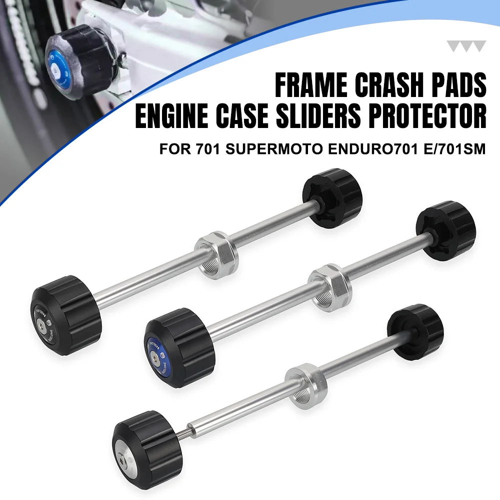 

For Husqvarna 701 Supermoto Enduro701 E/701SM Rear Axle Fork Sliders Frame Crash Protector Wheel Hub Anti-Collision Wheel Slider