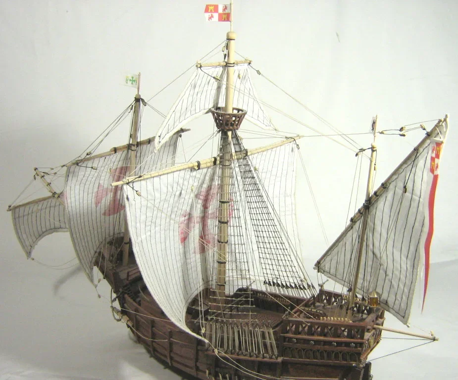 Classic Spain ship Columbus expedition fleet ships 1492 Santa Maria sailboat wood SC MODEL kit