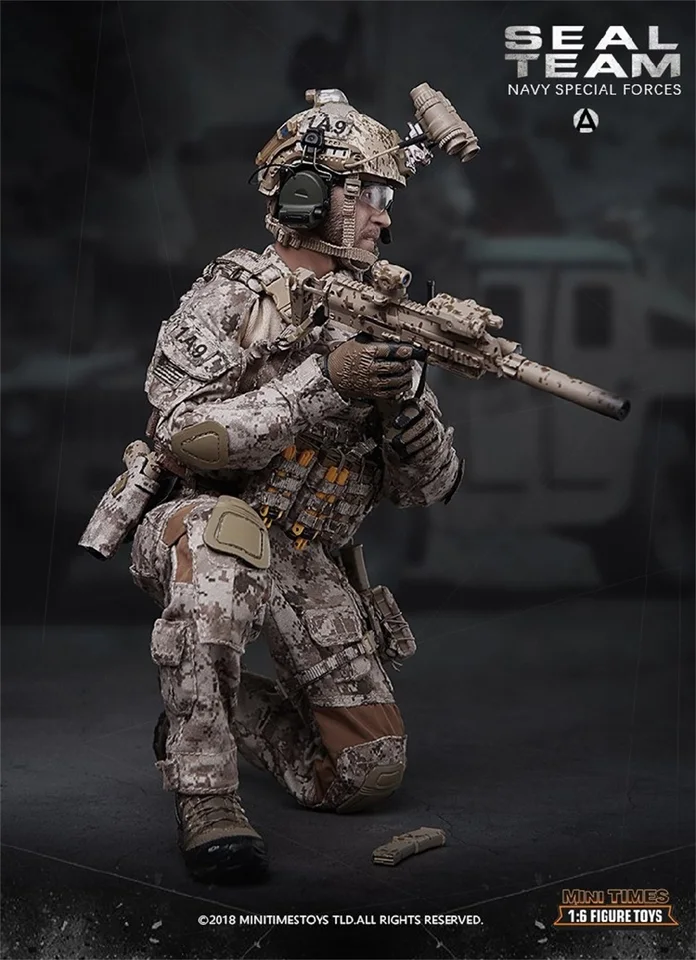 Minitimes M012 US Seal Team Doll Figures, Captain Navy Special