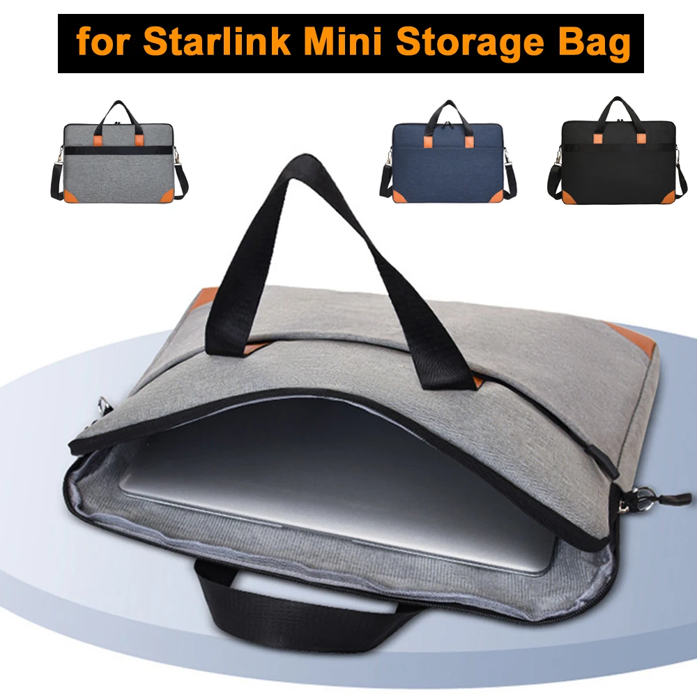

15in Storage Bag for Starlink Mini Portable Travel Case with Padded Lining Waterproof Polyester Material Fit Cable & Accessories