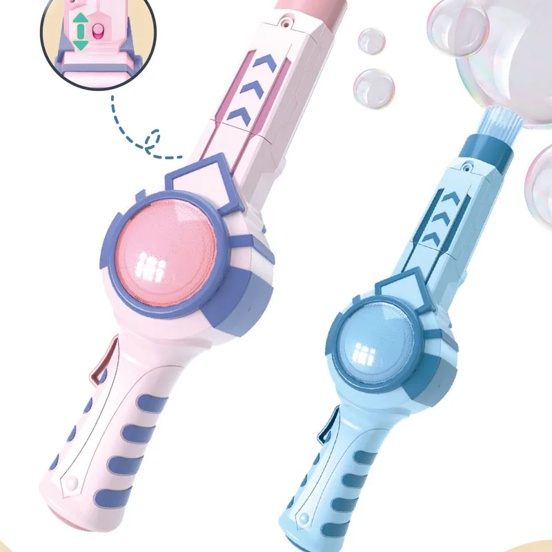 自動バブルブロワーバブルワンドバブルブロワー弾性バブル喫煙杖屋外パーティー子供の誕生日プレゼント