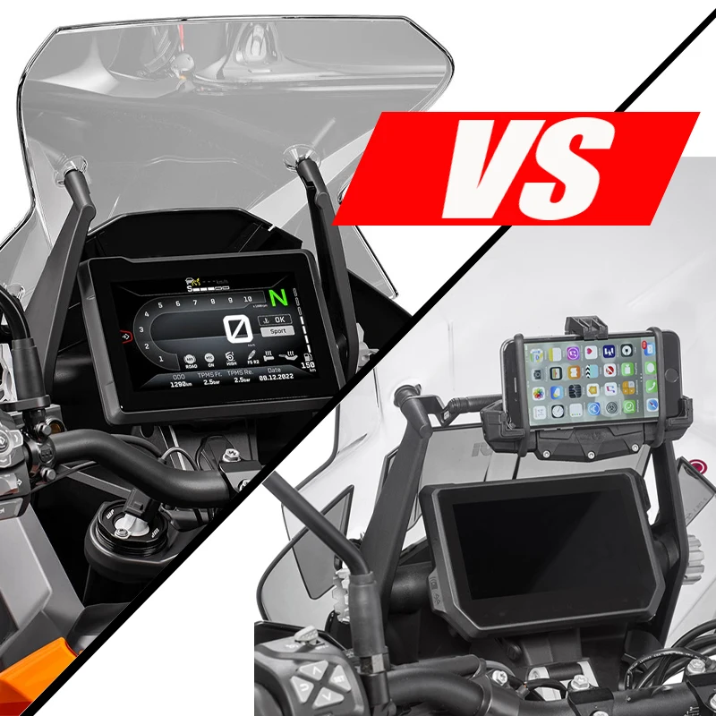 For 1290 Super Adventure S R 1290ADV S 2017-2024 2022 2023 22MM GPS Navigation Plate Bracket Phone Navigation Bracket Holder
