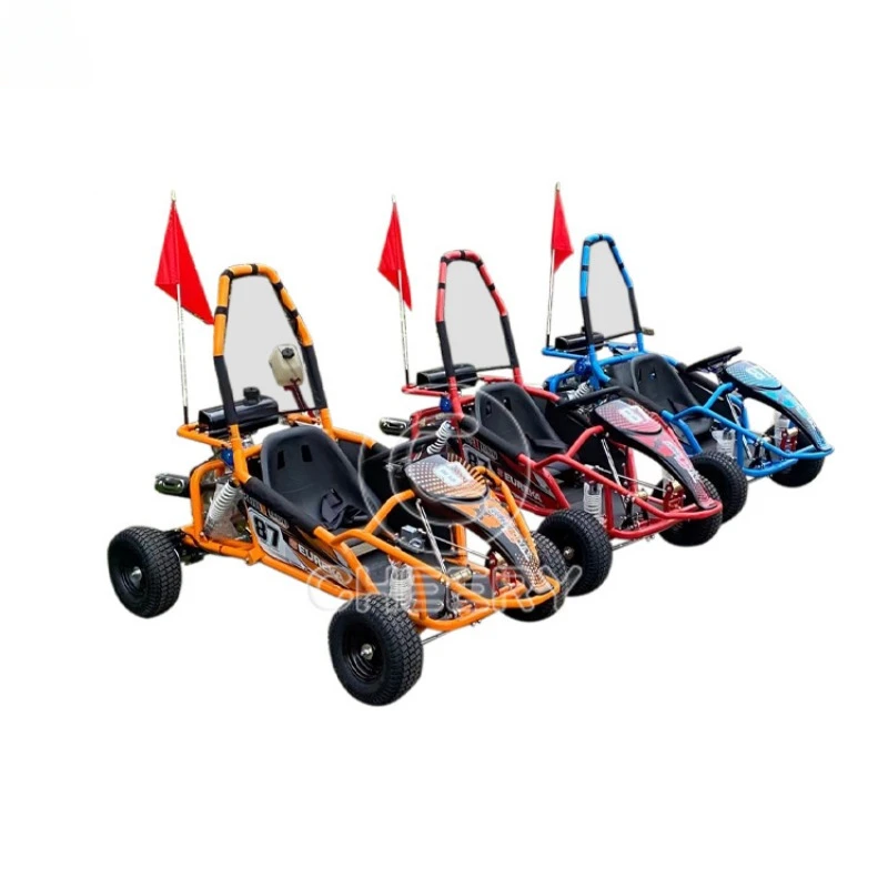 Hot sale racing karting cars 4 wheel 125cc petrol off road go kart buggy for kids and adults