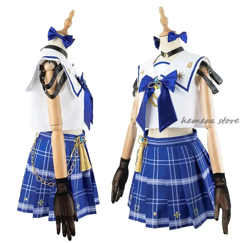 2025 Vtuber Nijisanji Ike Eveland/ماريا ماريونيت لعبة البدلة زي جميل تأثيري حلي هالوين حفلة لعب الأدوار الزي #4