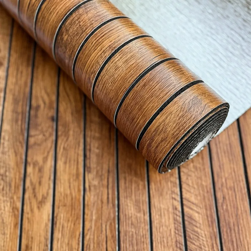 Self Adhesive 3D Wood Grain Grille Wallpaper Peel And Stick Thicken Wall Panels Wall Stickers For Living Room Bedroom Decoration