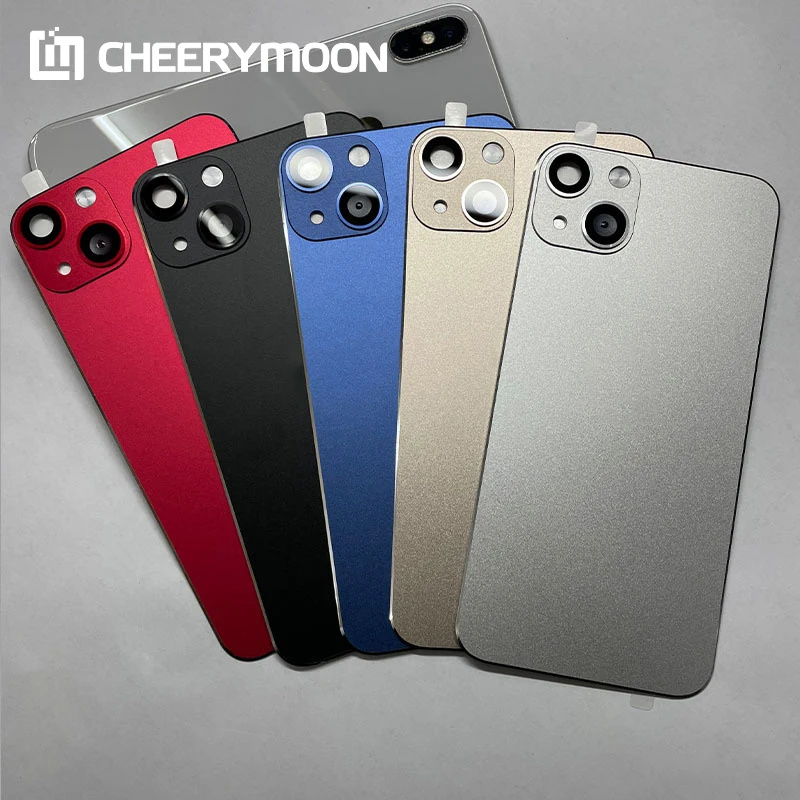 Metal Decorative For iPhone iPhone13 XR X XS MAX Seconds Change 13 PRO MAX Back Film Cover Protector Camera Len Sticker