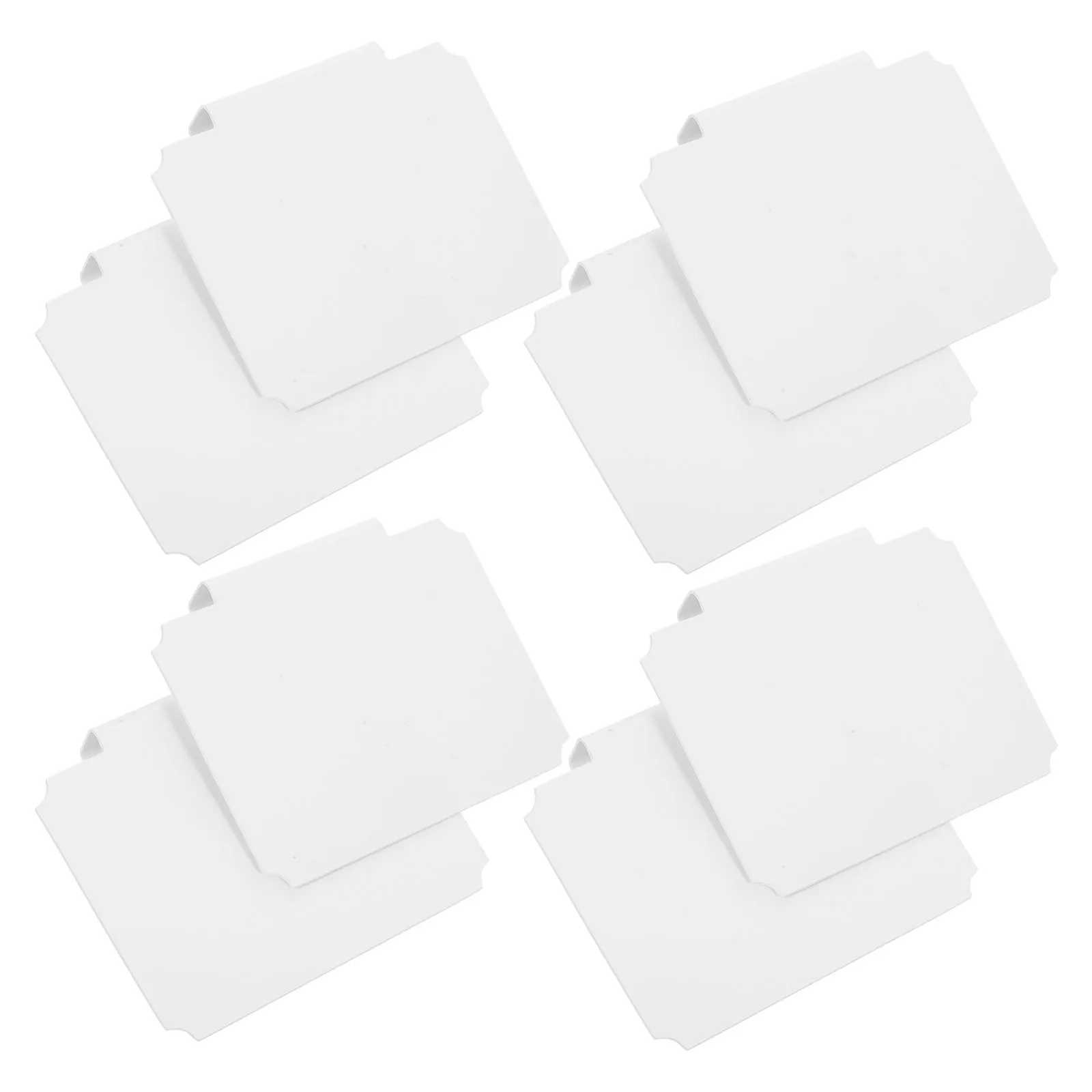 

8Pcs Basket Label Clips Removable Hanging Clips Lightweight for Storage Bins Drawers Pantry Organization Basket Clamp Labels