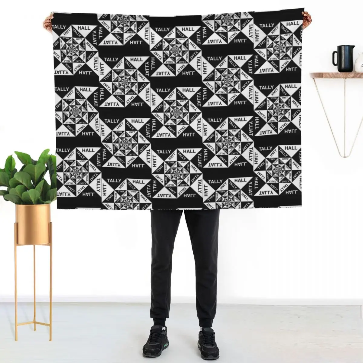 TH Band Throw Blanket Warm sofa bed Winter beds Quilt Moving halloween Blankets