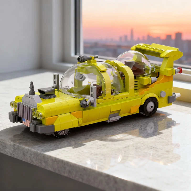 523 pièces MOC Homers Prototype Champions de ville Super voiture modèle blocs de construction Architecture cadeaux de noël jouets bricolage idée créative